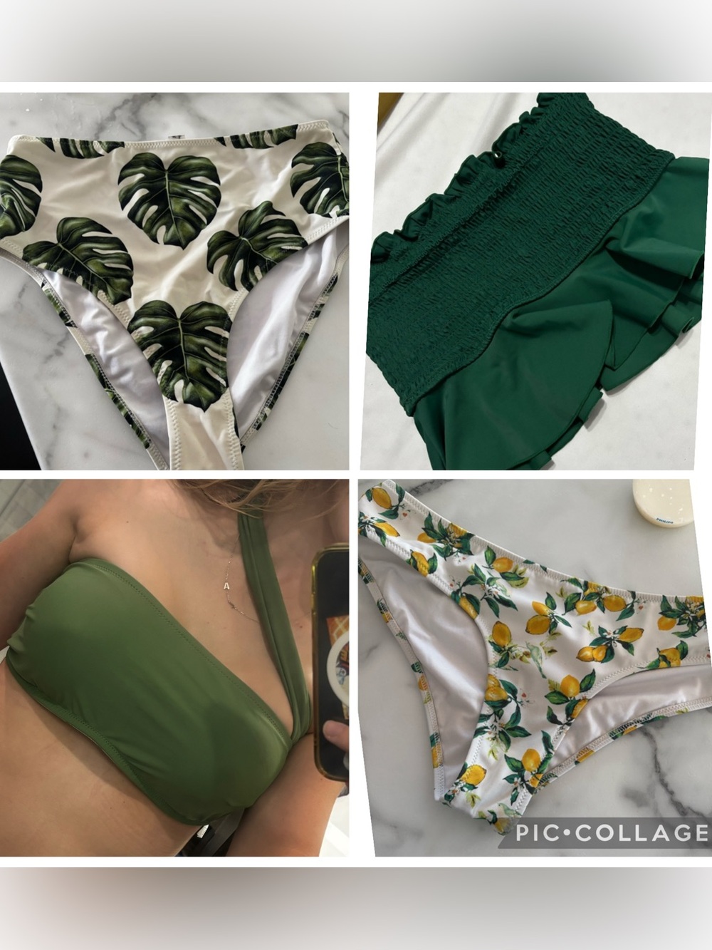 Victoria secret bikini bottom and cup she bottom and two tops bikini bundle
